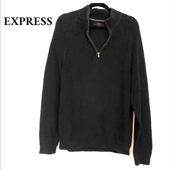 EXPRESS • Men’s Sweater • Pullover Quarter Zip - Picture 4 of 4